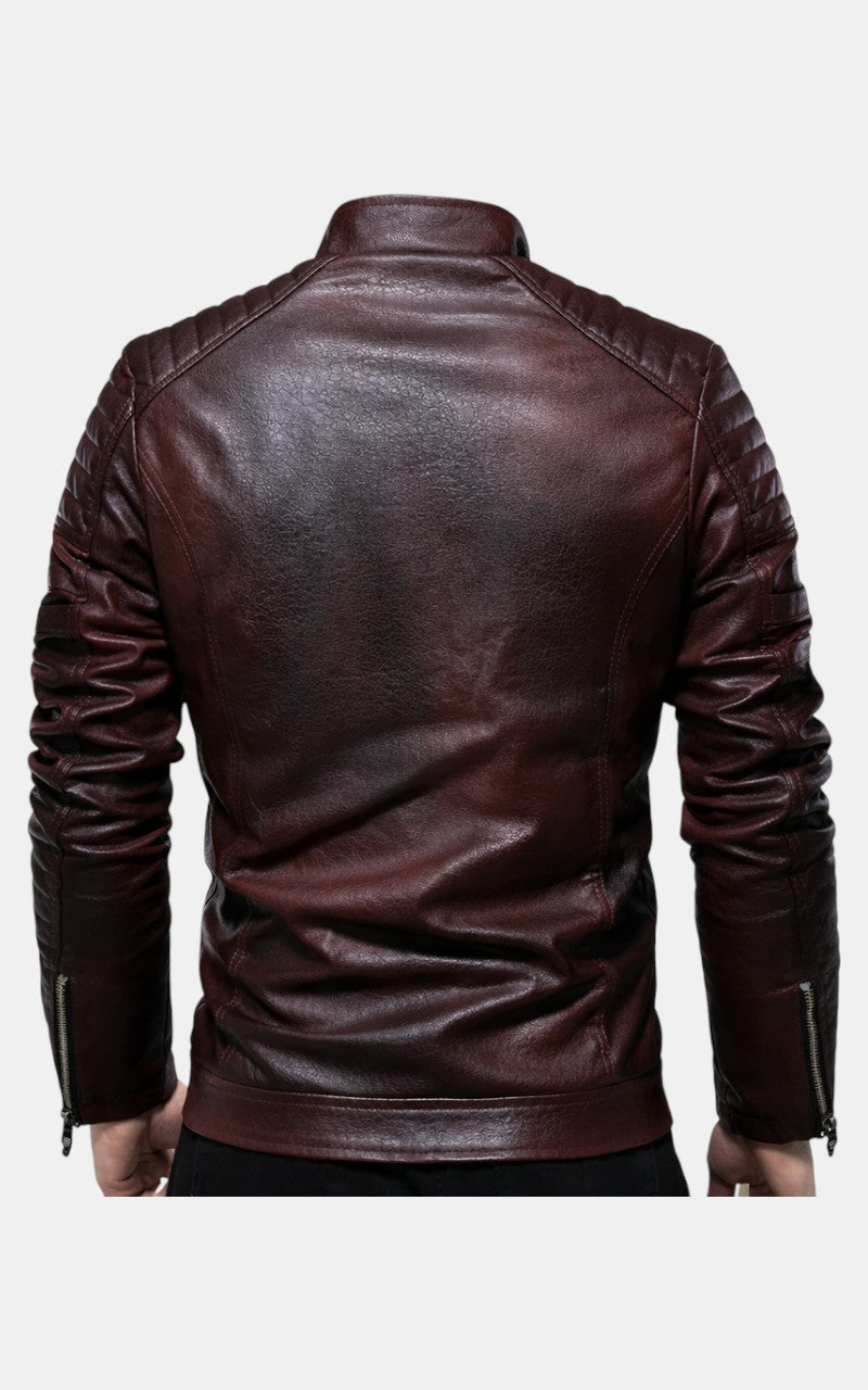 Classic Motorcycle PU Jacket