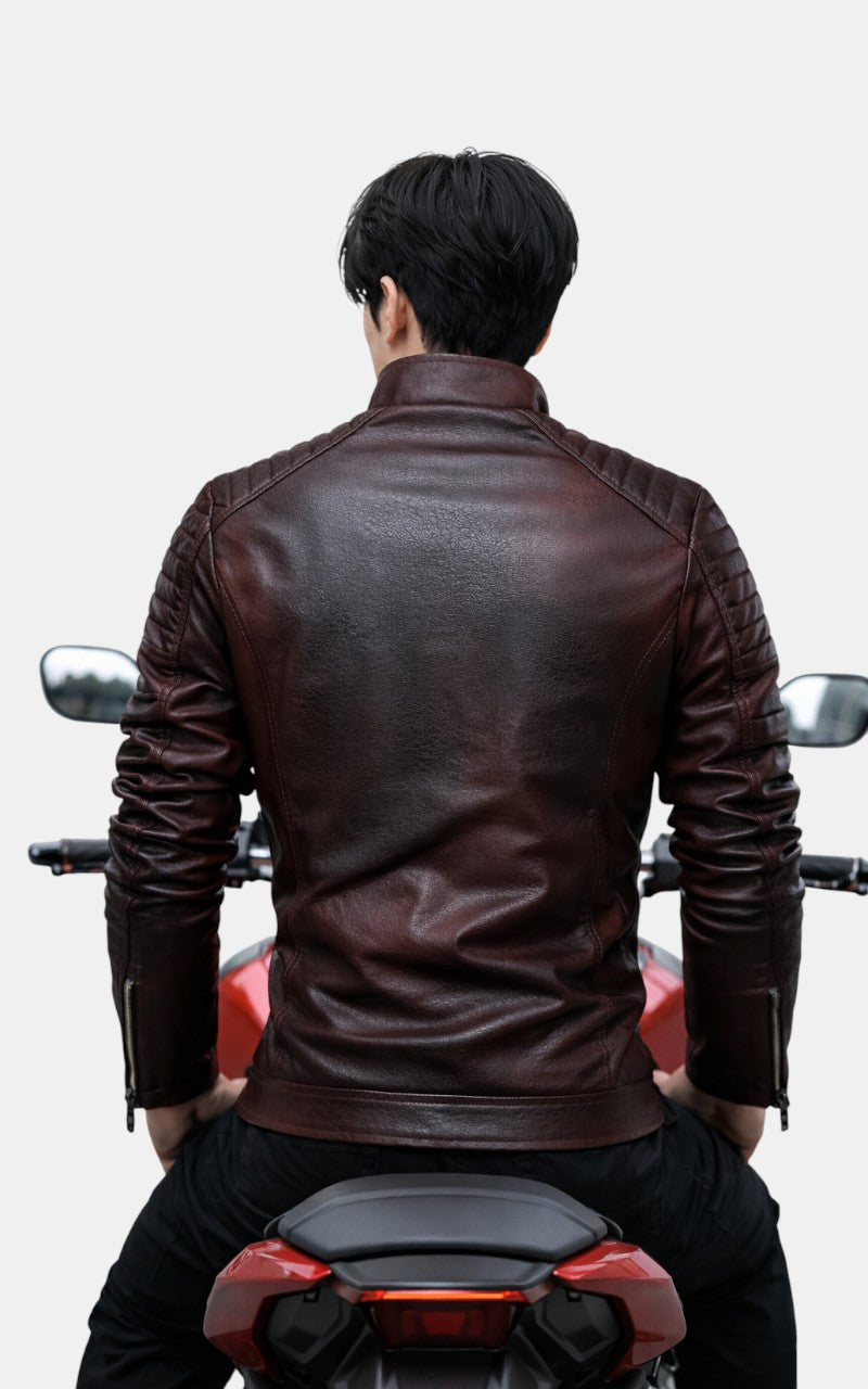 Classic Motorcycle PU Jacket