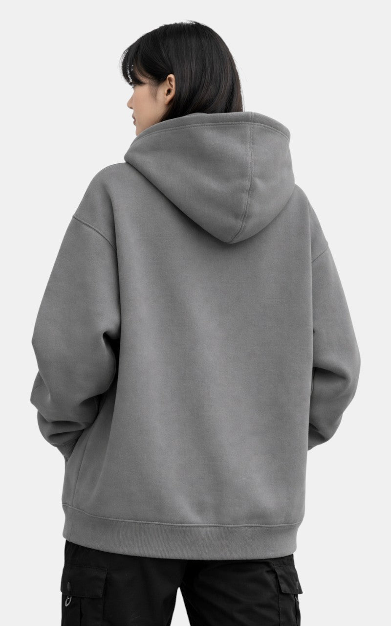 Casual Streetwear Zip-Up Hoodie