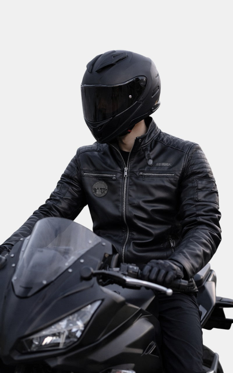 Autumn Winter PU Leather Motorcycle Jacket – Slim Biker Style