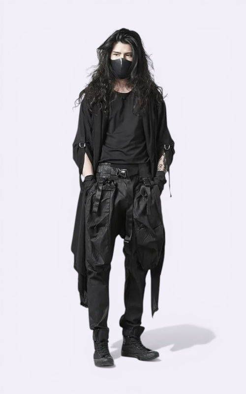 ARENS Techwear Gothic Long Cloak