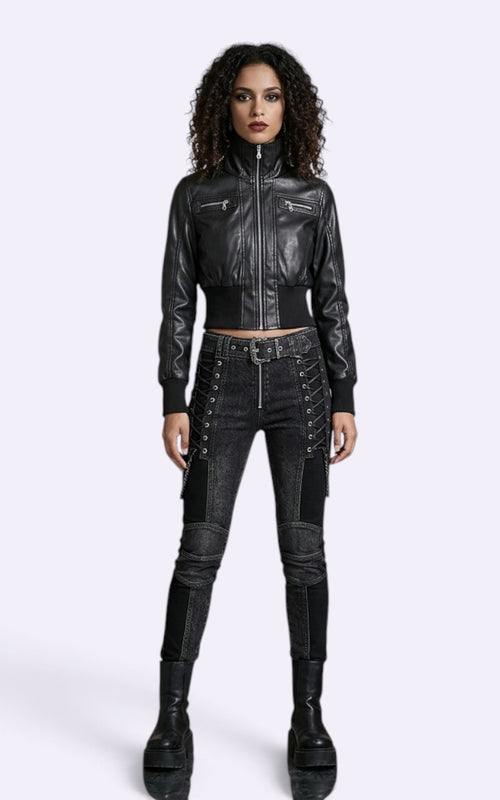 AltGoth Vintage PU Jacket