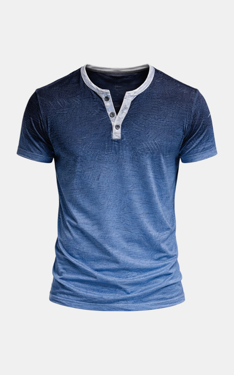 CHRONOS VINTAGE 3D Henley Tee