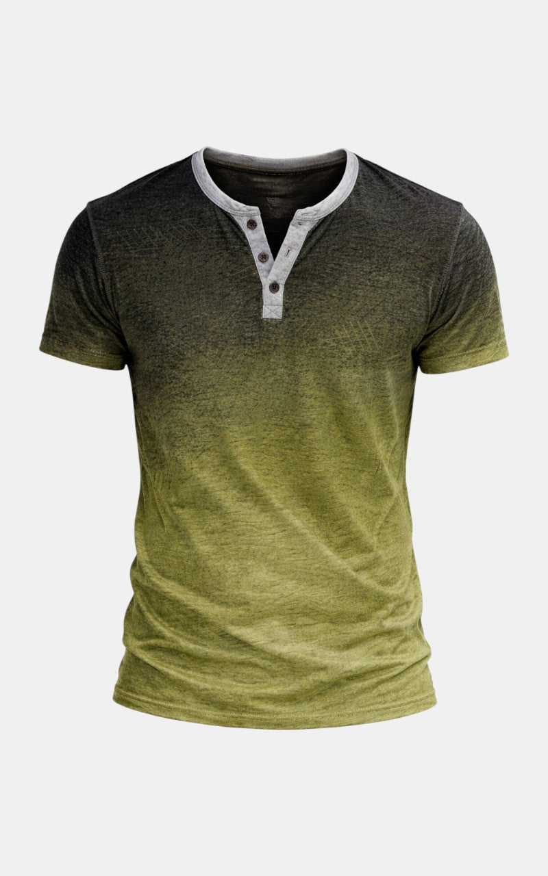 CHRONOS VINTAGE 3D Henley Tee