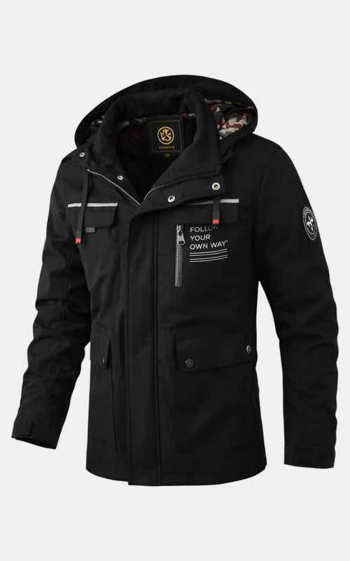 Casual Hooded Windbreaker Jacket