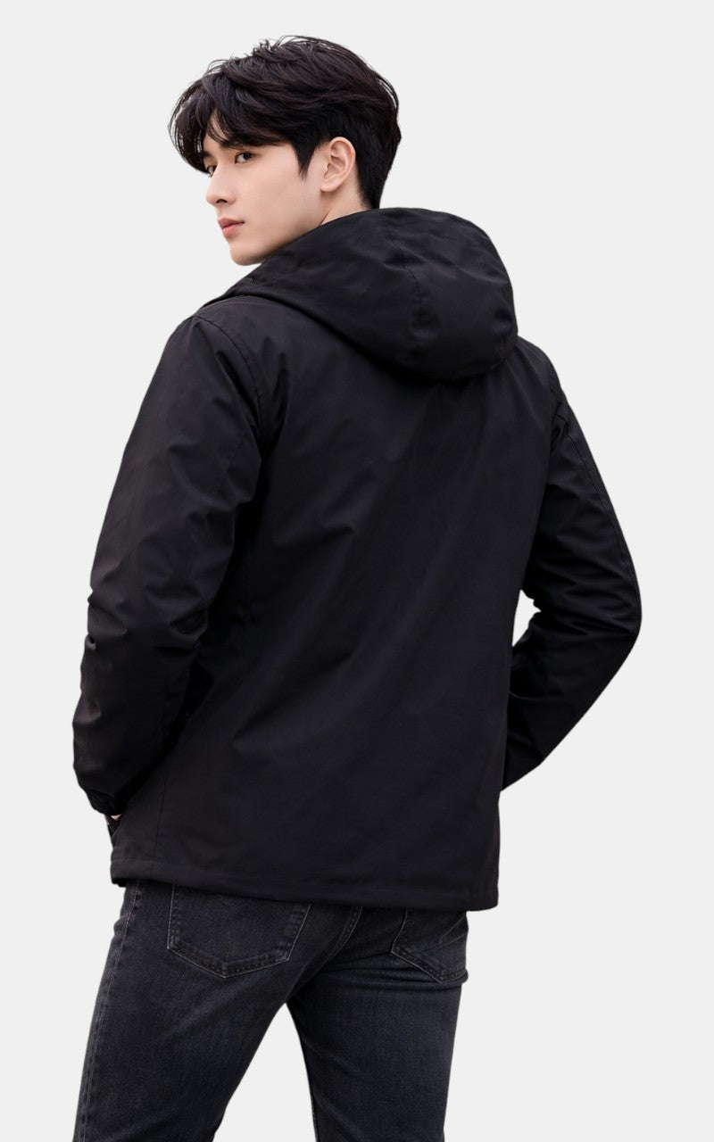 Casual Hooded Windbreaker Jacket