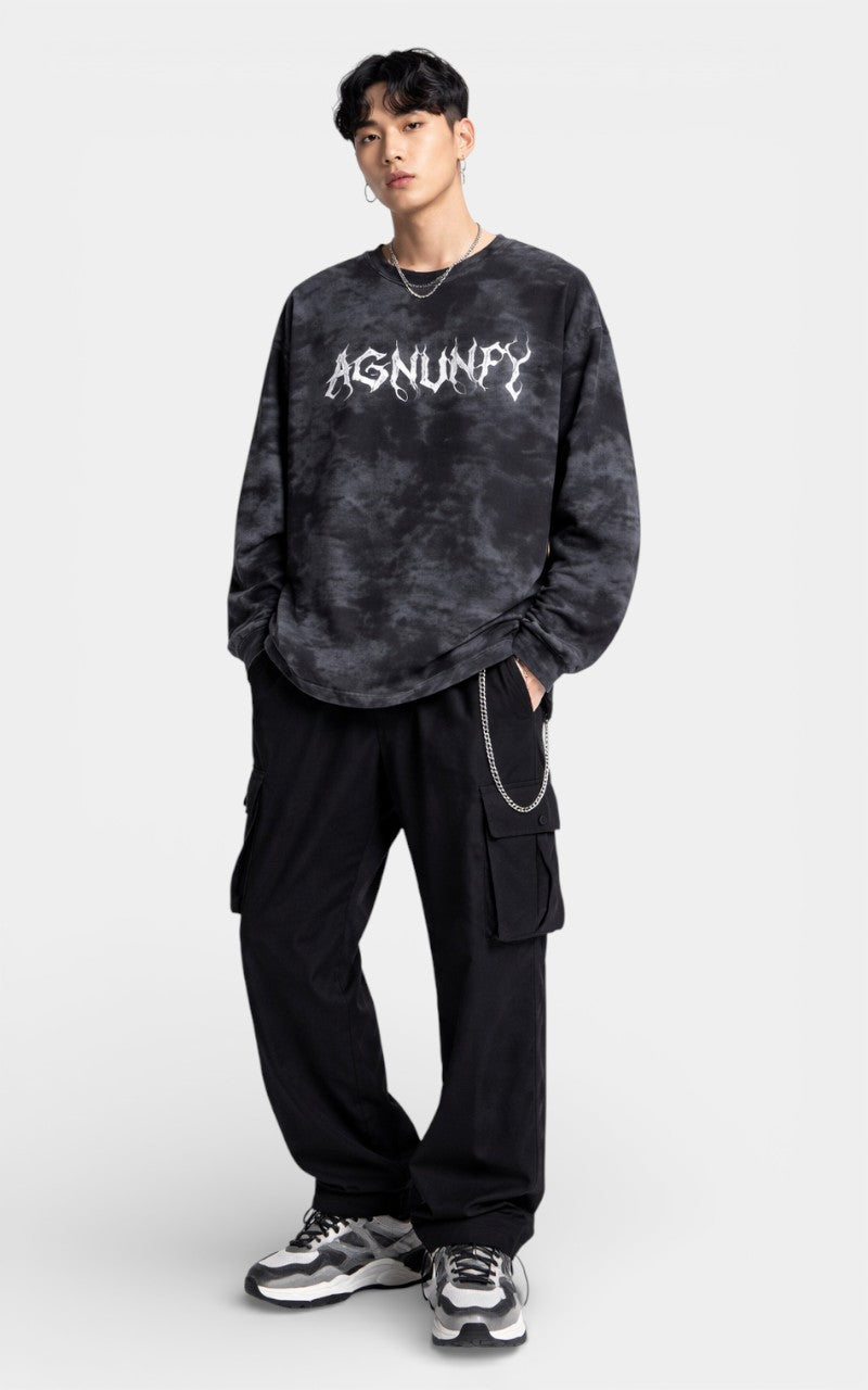 Y2K Techwear Tie-Dye Tee