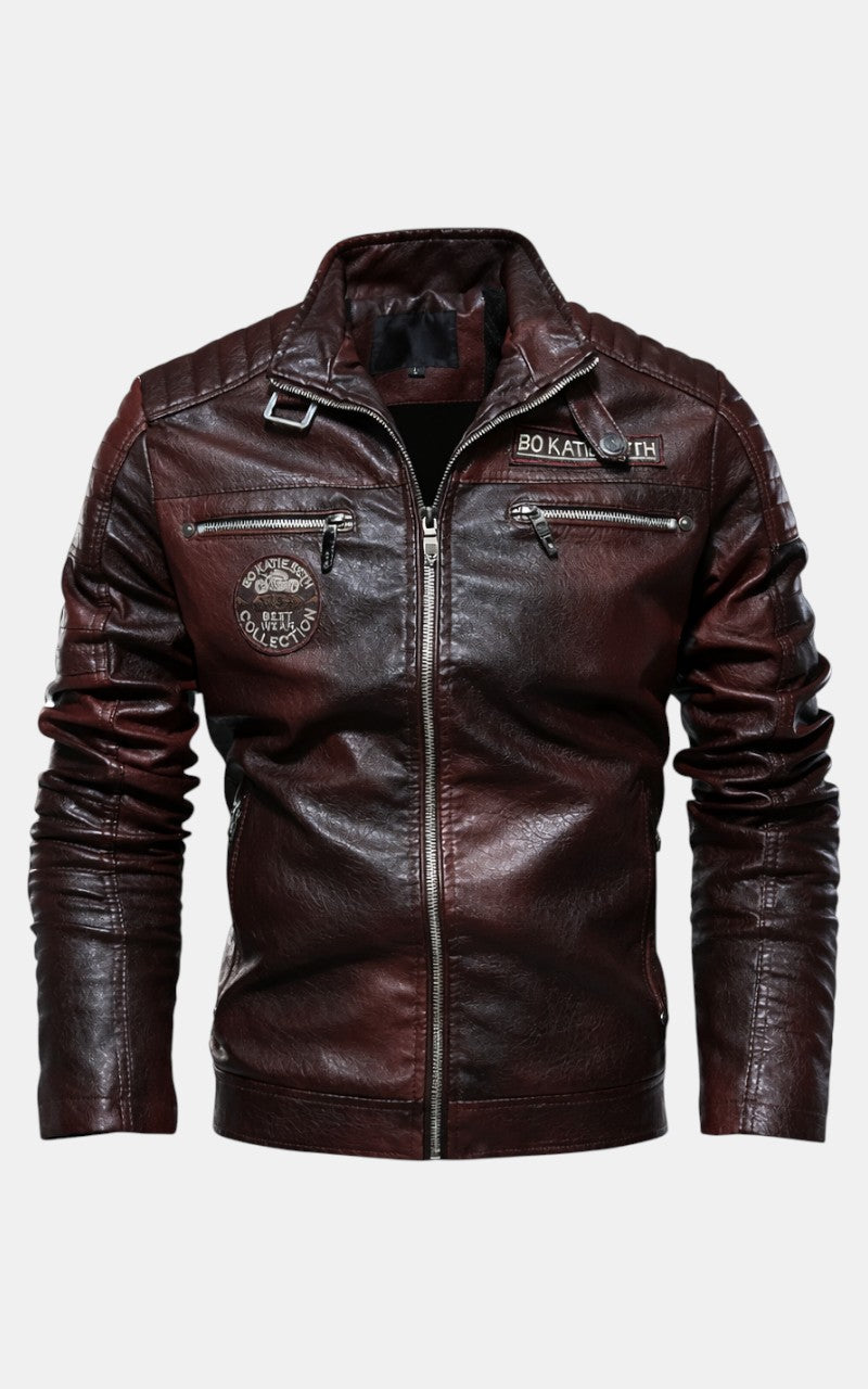 Classic Motorcycle PU Jacket