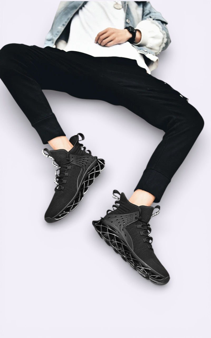 Cyberpunk Air Mesh Race Sneakers