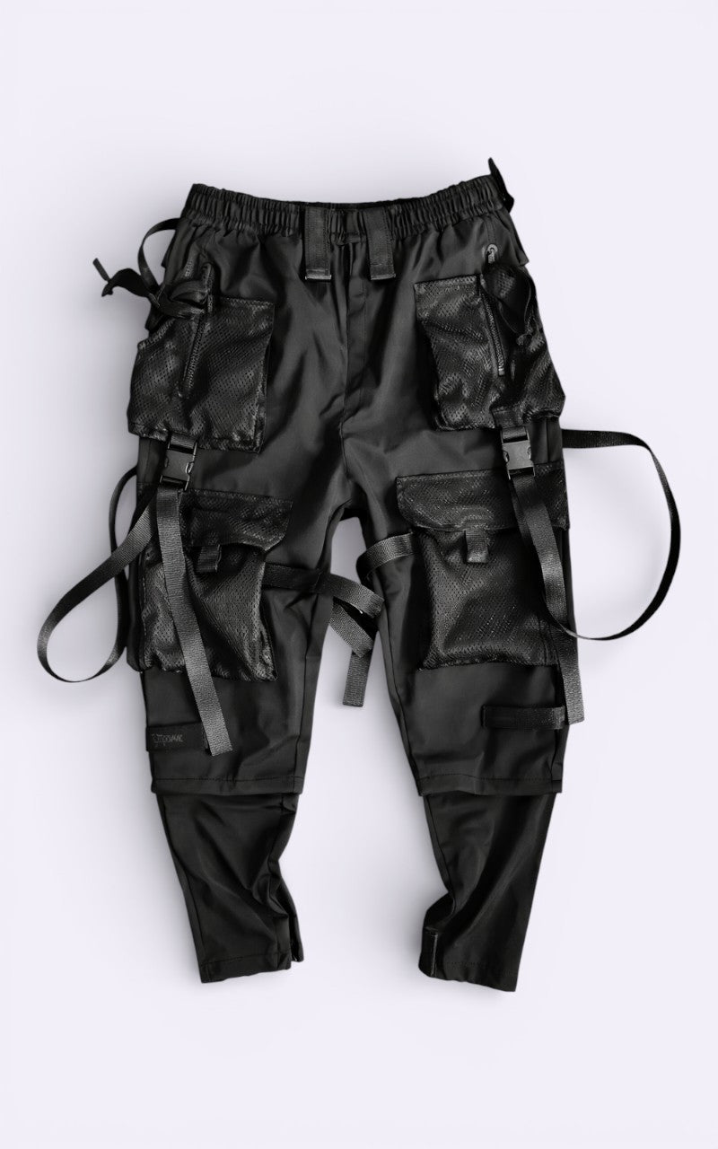 Cyberpunk Ribbon Cargo Pants