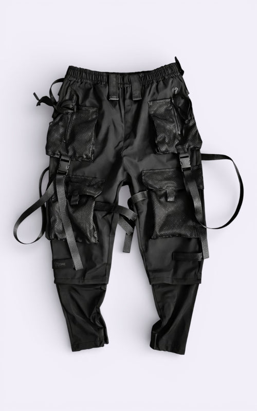 Cyberpunk Ribbon Cargo Pants
