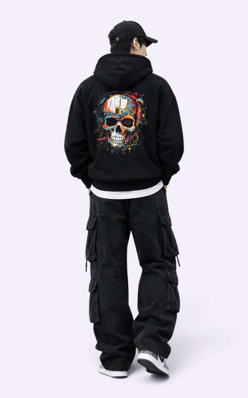 Cyberpunk Skeleton Graphic Hoodie