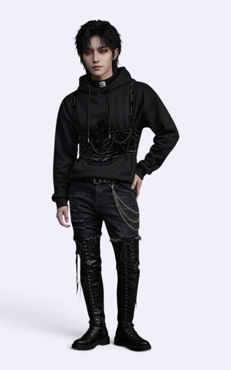 Cyberpunk Skeleton Graphic Hoodie
