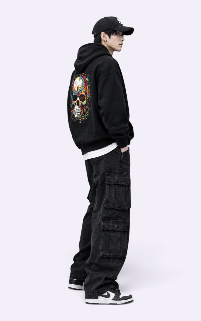Cyberpunk Skeleton Graphic Hoodie