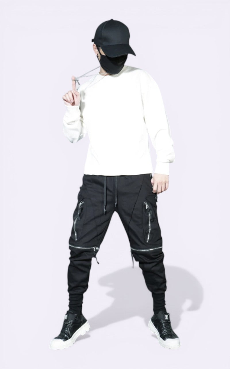 Detachable Multi-Pocket Techwear Pants