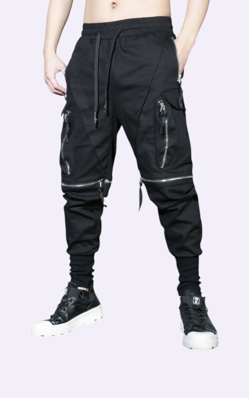 Detachable Multi-Pocket Techwear Pants