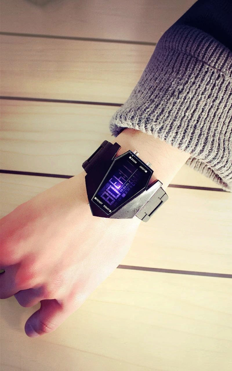 Fighter LED Square Digital Watch