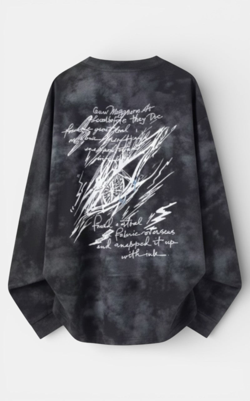 Y2K Techwear Tie-Dye Tee