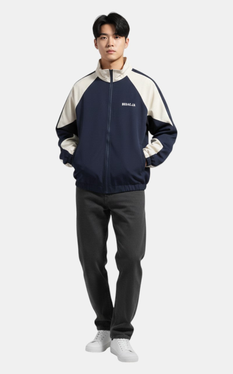 Reflective Striped Windbreaker Jacket – Streetwear StyleReflective Striped Windbreaker Jacket – Streetwear Style
