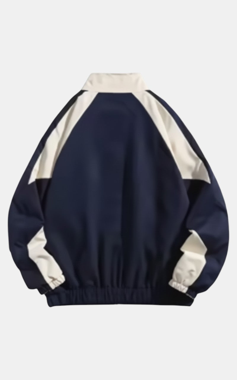 Reflective Striped Windbreaker Jacket – Streetwear Style
