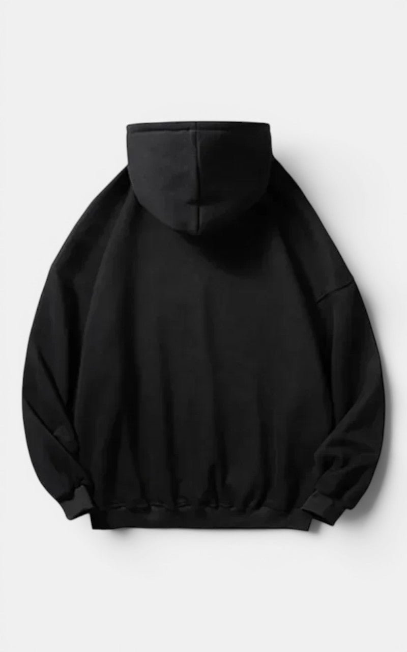 Gothic Dark Print Zip Hoodie
