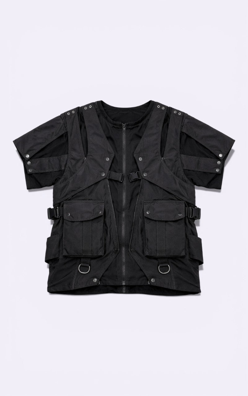 HKSH Deconstructed Punk Layered Tee