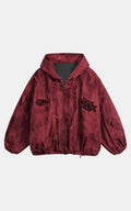 HKSH Techwear Vintage Jacket – Autumn Winter in Red