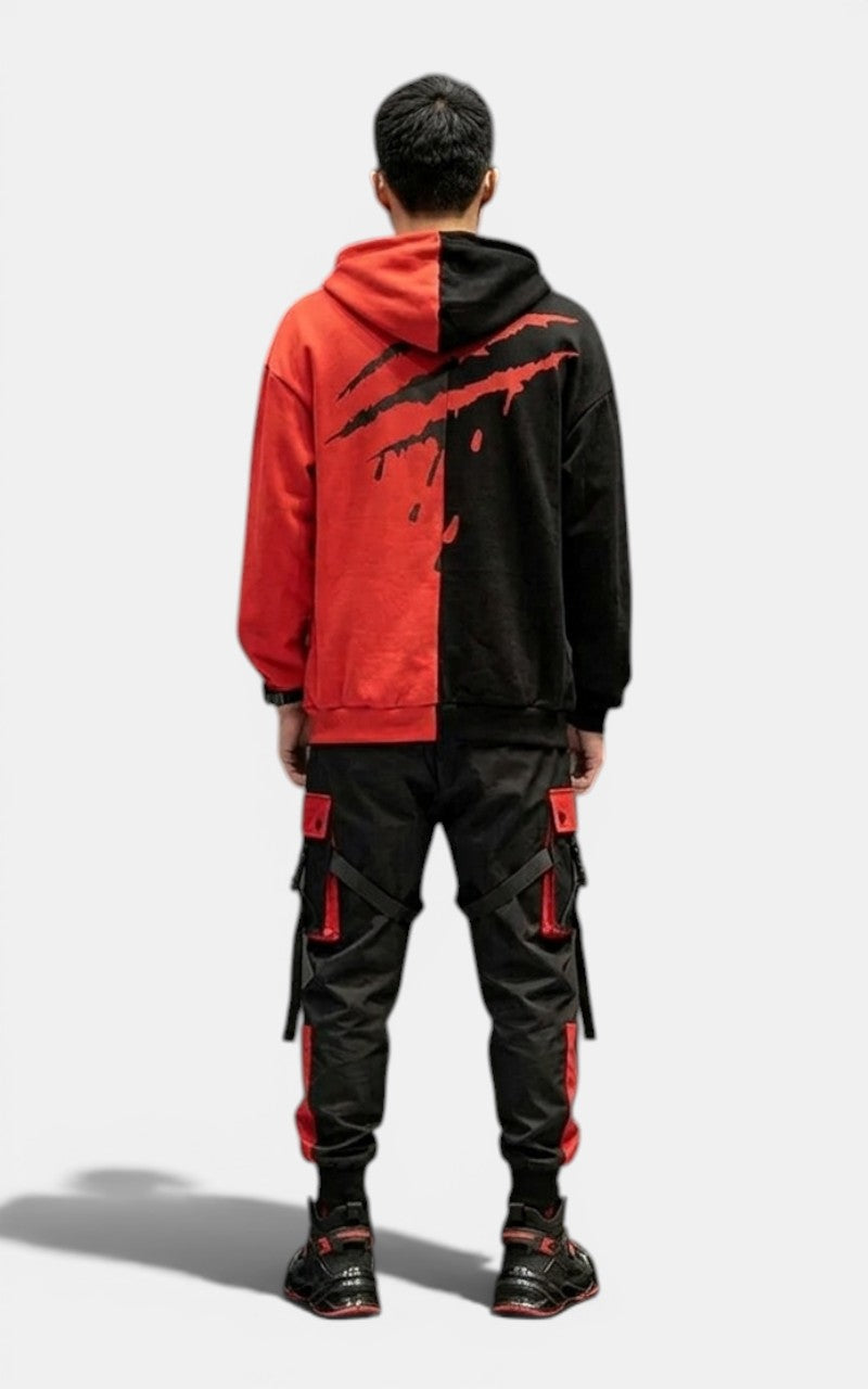 Techwear Patchwork Sweatshirt