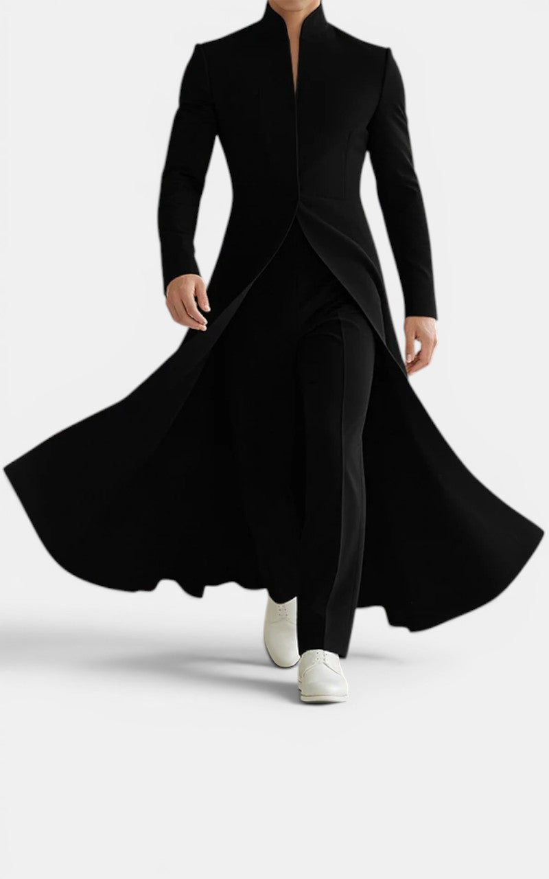 INCERUN Longline Ruffle Blazer