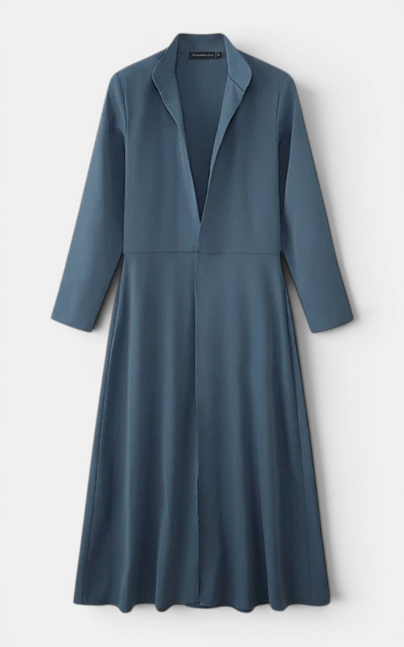 INCERUN Longline Ruffle Blazer