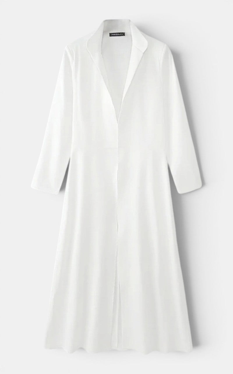 INCERUN Longline Ruffle Blazer