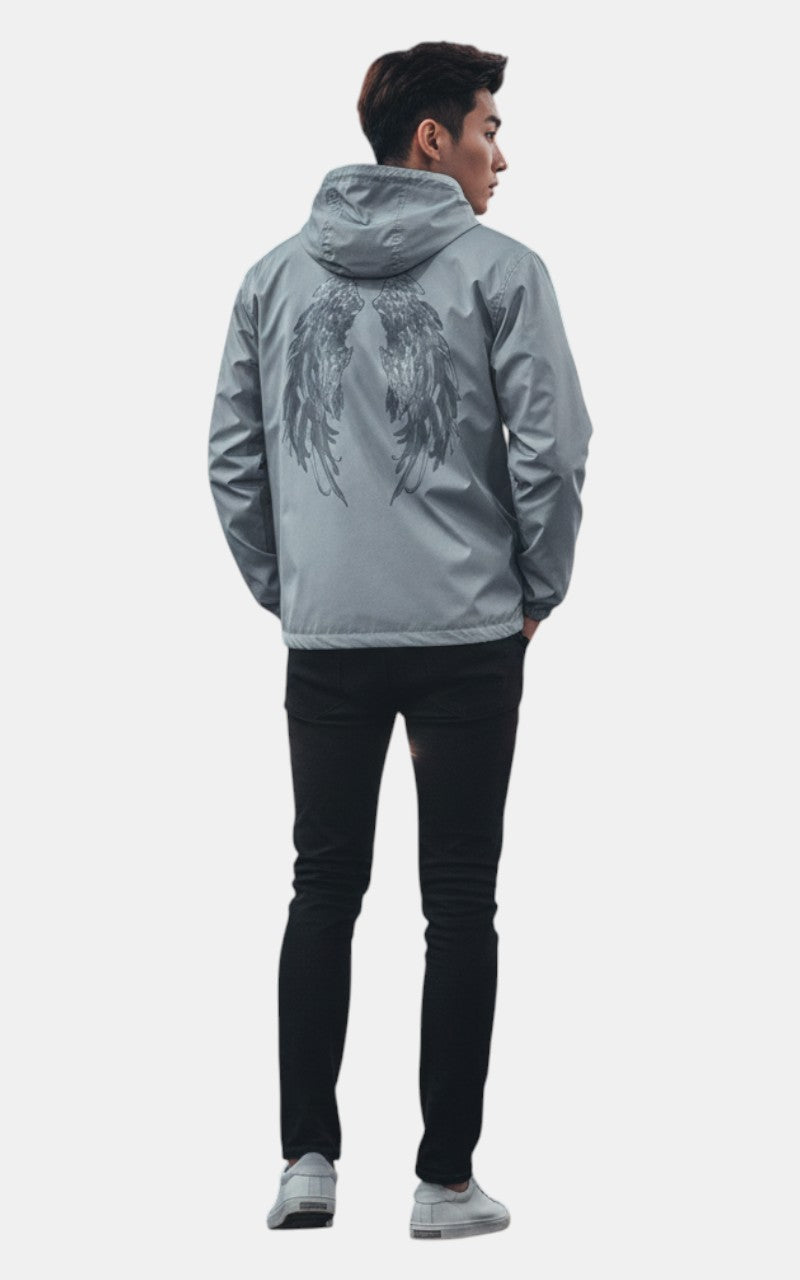 Reflective Night Street Windbreaker