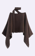 Loose Cropped Cloak Jacket