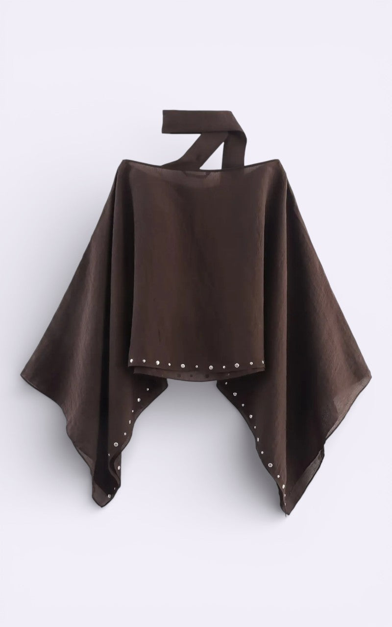 Loose Cropped Cloak Jacket