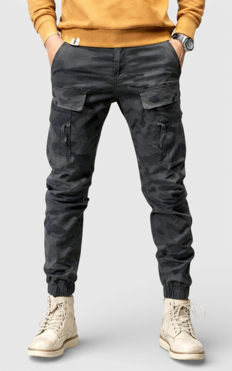 Multi-Pocket Cargo Jogger Pants