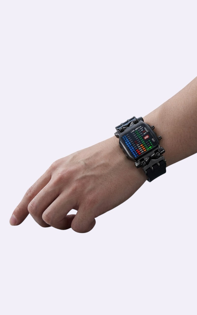 Neon Edge Cyberpunk Watch