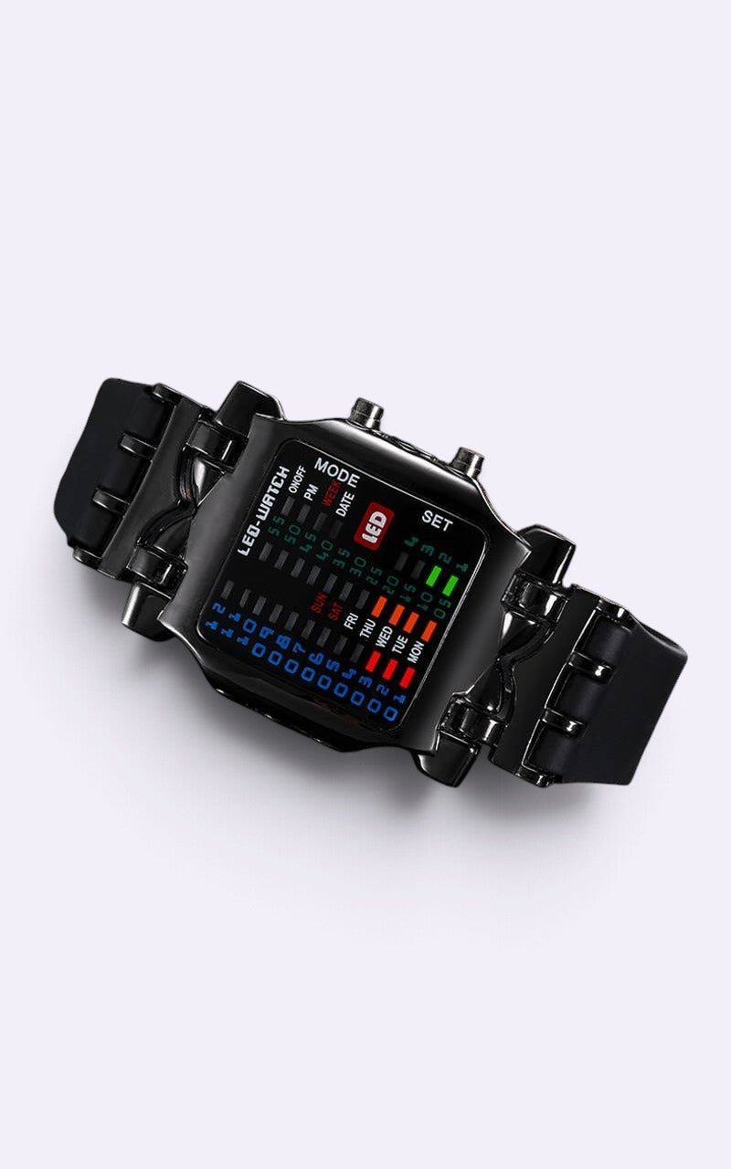 Neon Edge Cyberpunk Watch