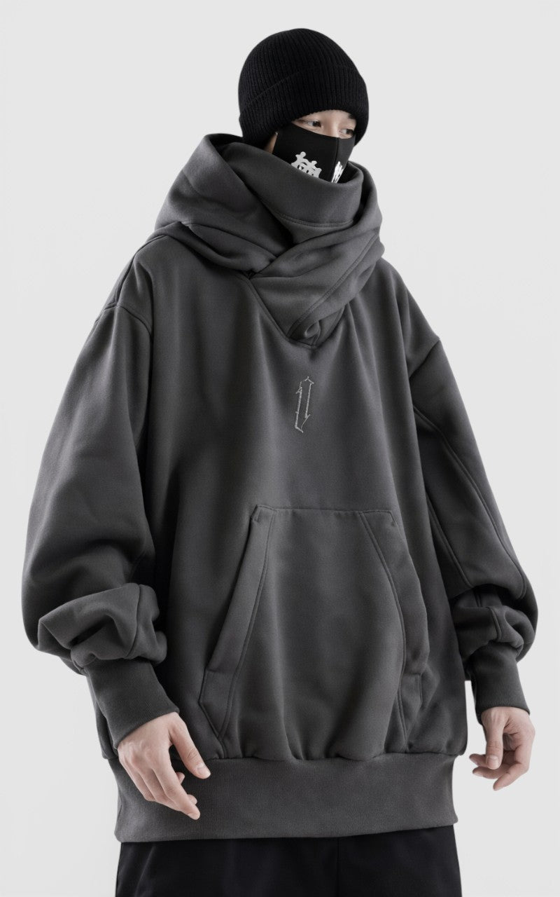 Ninja Turtleneck Street Hoodie