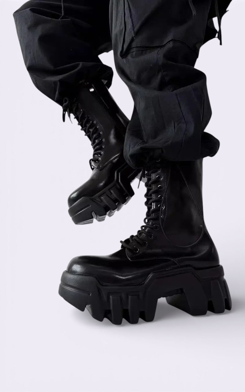 Platform Punk High-Top Boots