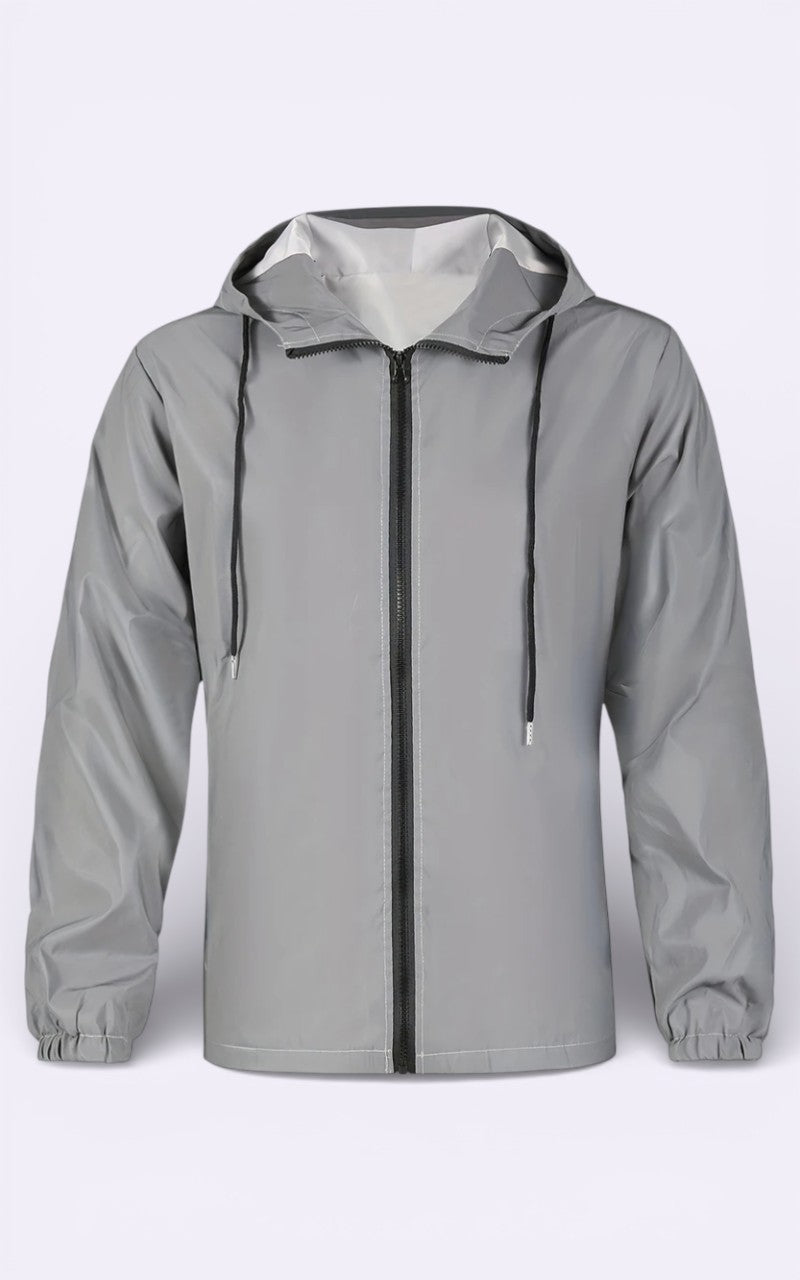Reflective Night Cycling Hooded Jacket