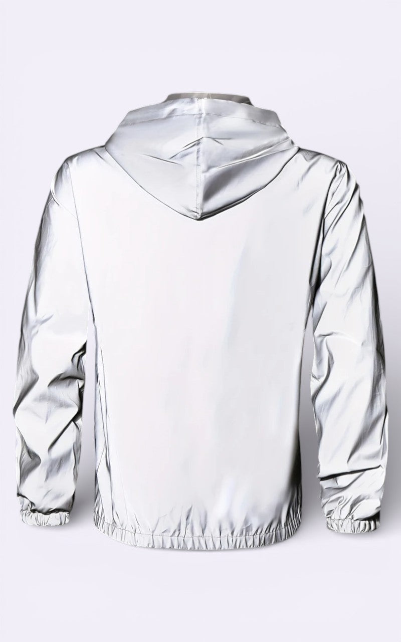 Reflective Night Cycling Hooded Jacket