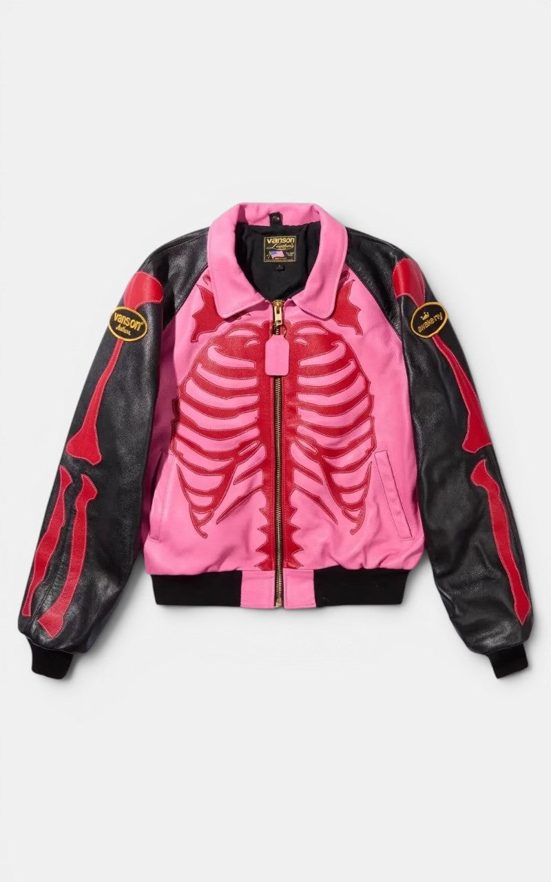 Retro Skull Leather Jacket