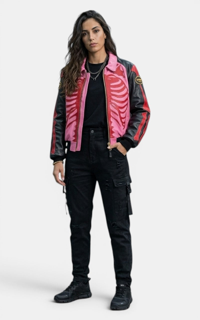 Retro Skull Leather Jacket
