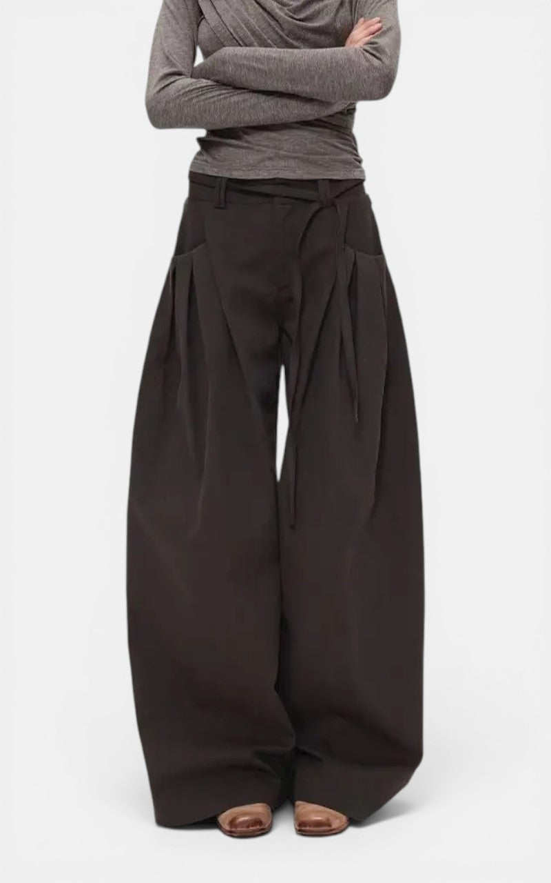 Retro Wide Leg Cargo Pants