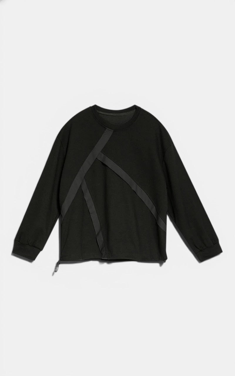 Ribbon Colorblock Sweatshirt