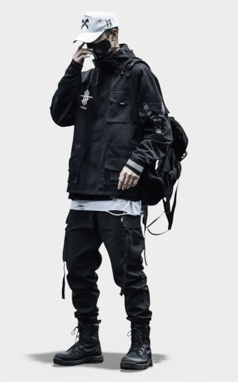 Tactical Cargo Windbreaker Jacket