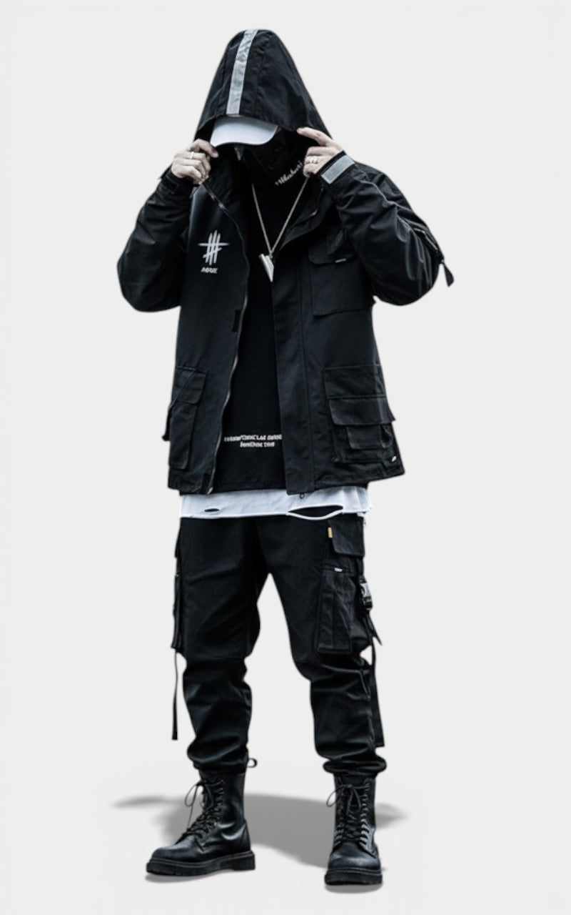 Tactical Cargo Windbreaker Jacket