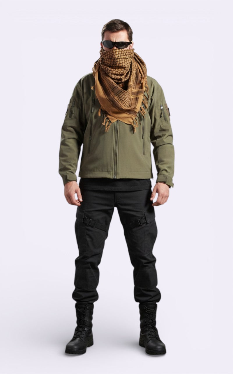 Tactical Cotton Shemagh Scarf – 43x43 Inches