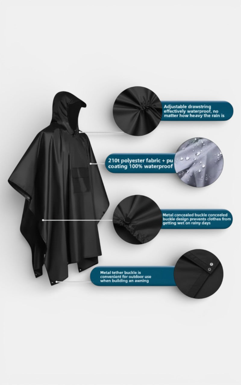 Tactical Rain Poncho Shelter