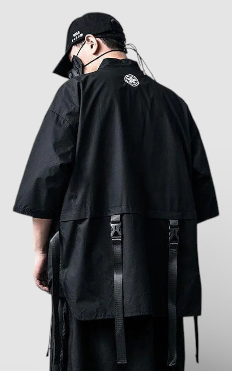 Taoist Techwear Cardigan Shirt